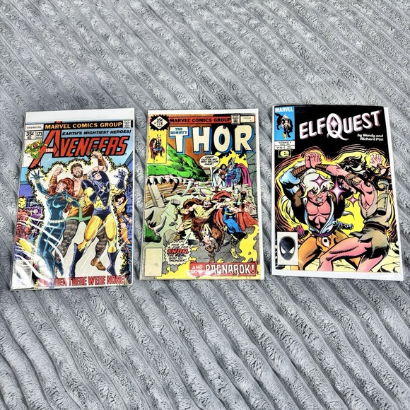 Marvel Other - Marvel comic group‎ comic book a lot of three vintage 35cents -75 cents Era